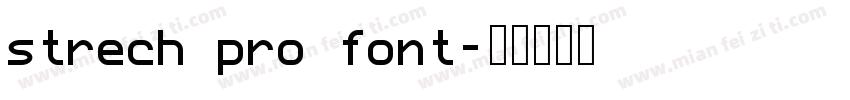 strech pro font字体转换